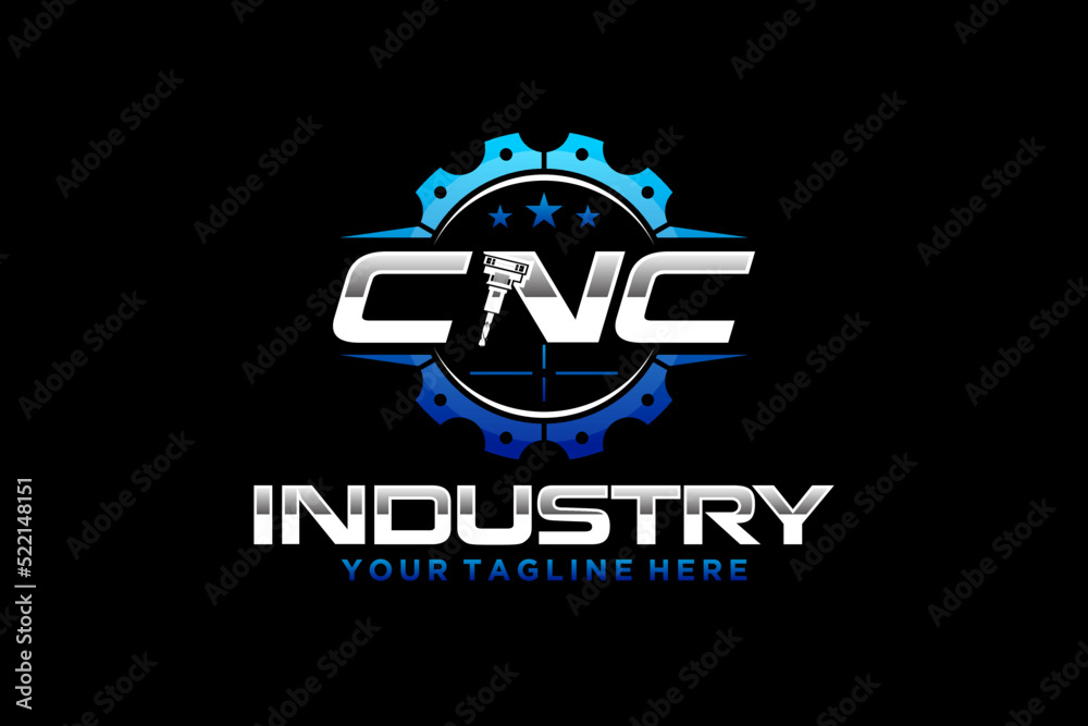 CNC Lathe machine Logo Computer Numerical Control modern 3D cutting technology design manufacturing industry cutting CNC Lathe machine Logo Computer Numerical Control modern 3D cutting technology design manufacturing industry cutting