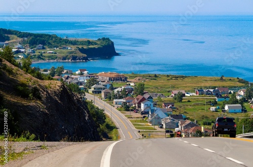 Beautiful coast in Gaspé, QC, Canada