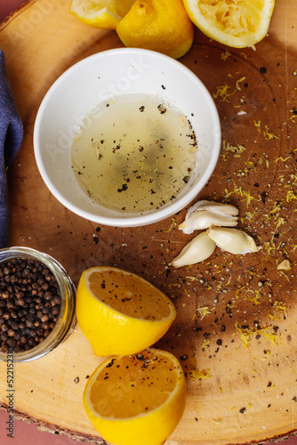 Lemon garlic marinade