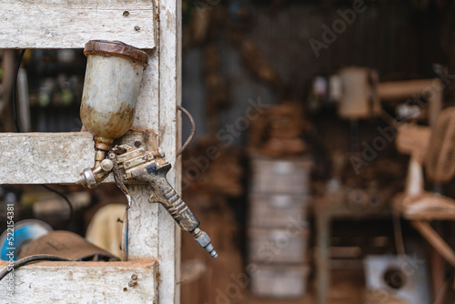 Used tool hanging