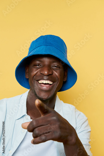 Yellow / blue Fashion Portrait