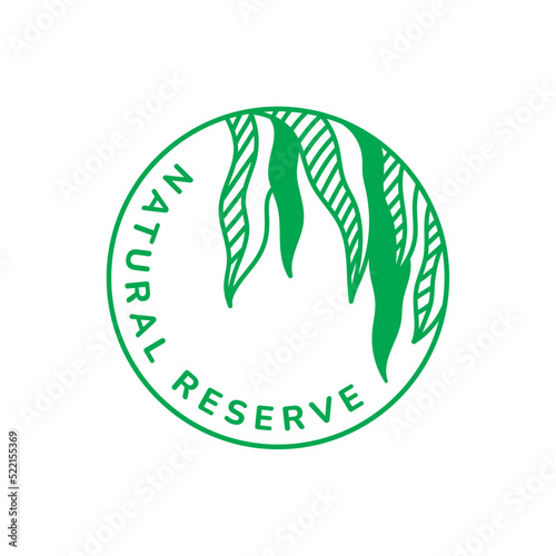 natural reserve label