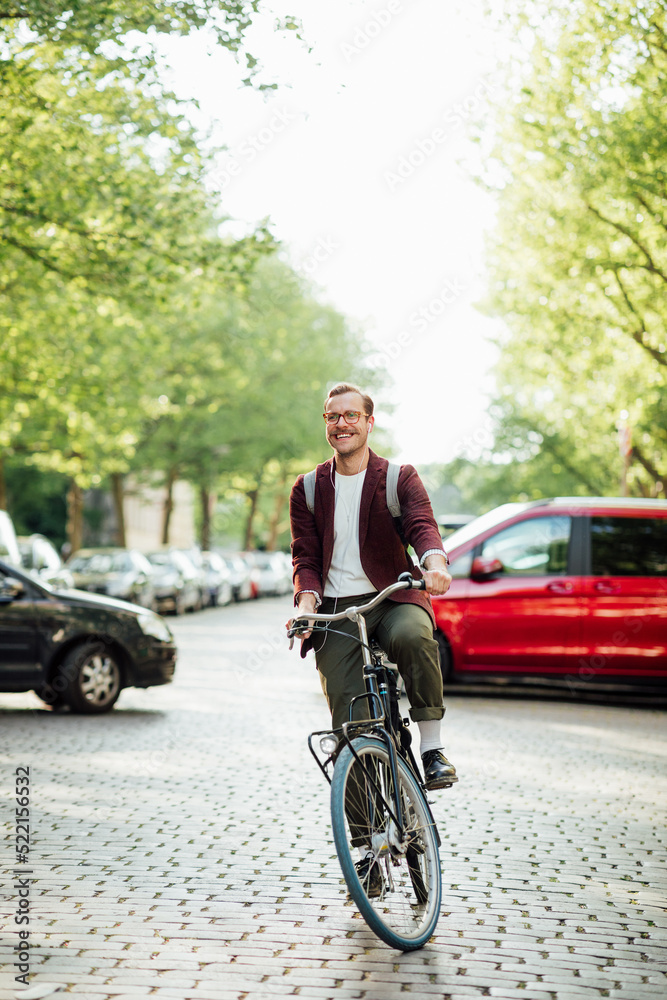 Man on Bicycle 