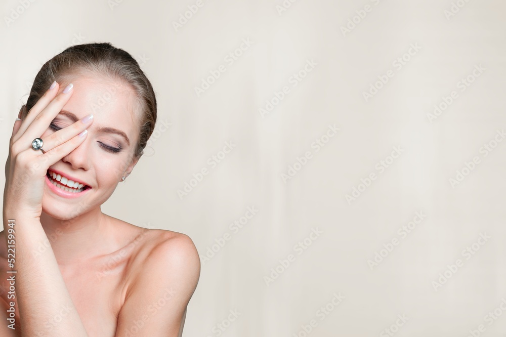 Beautiful young woman with clean fresh skin, Face care, Facial treatment, Cosmetology, beauty and spa, Beautiful young woman with clean fresh skin, Face care, Facial treatment, Cosmetology, beauty and spa,