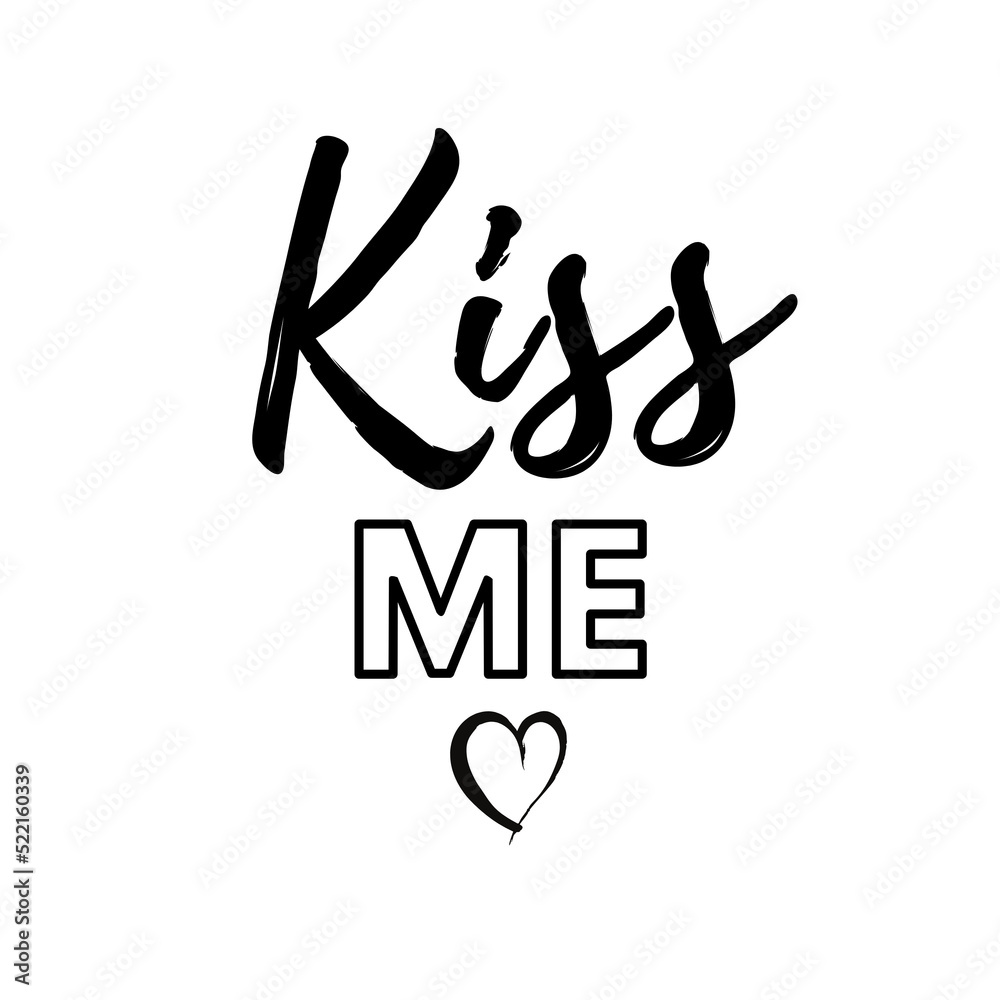 Printable SVG Kiss me Printable SVG Kiss me