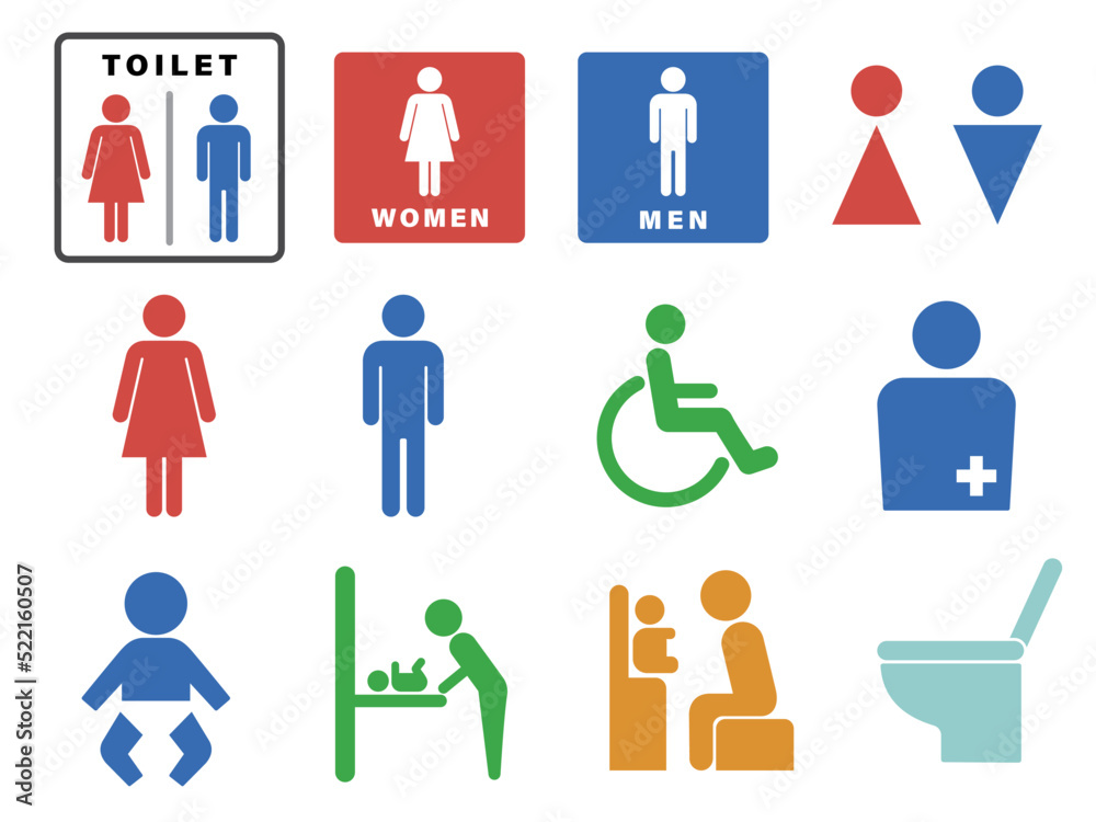 トイレの案内標識セット トイレの案内標識セット