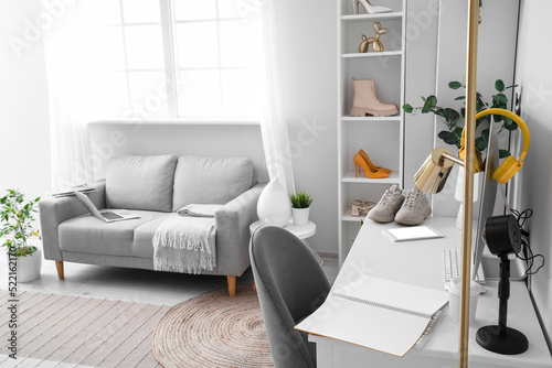 Comfortable workplace with ...