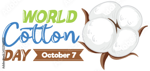 World Cotton Day Banner Template