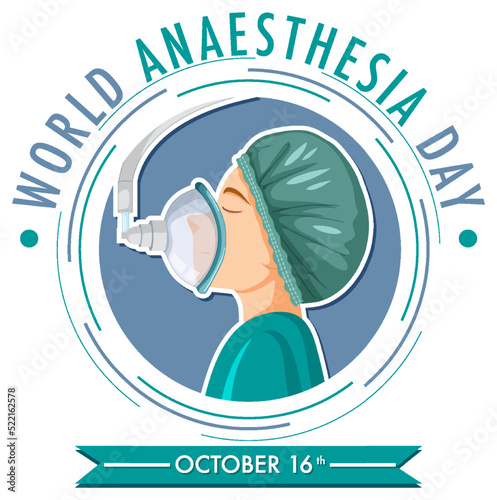 World Anaesthesia Day Banner Design