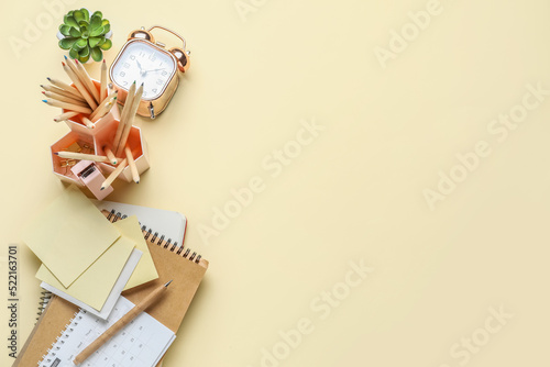 Set of different stationery...