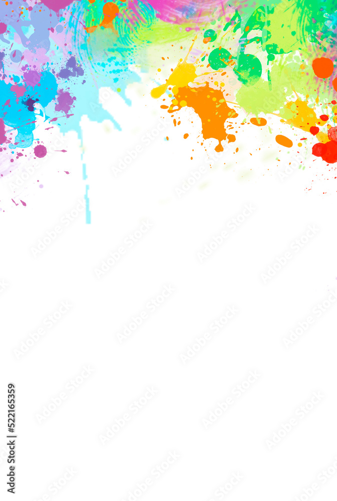 Abstract watercolor colorful design. Background, you can write your text here.