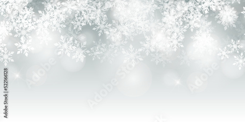 クリスマス　雪　風景　背景
