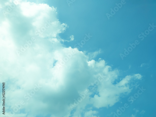 blue sky with clouds