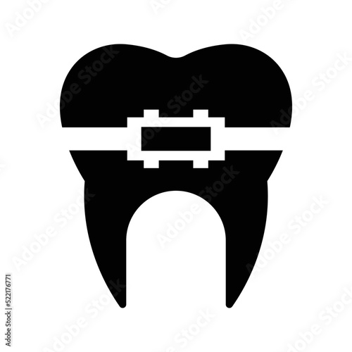 Tooth brace icon