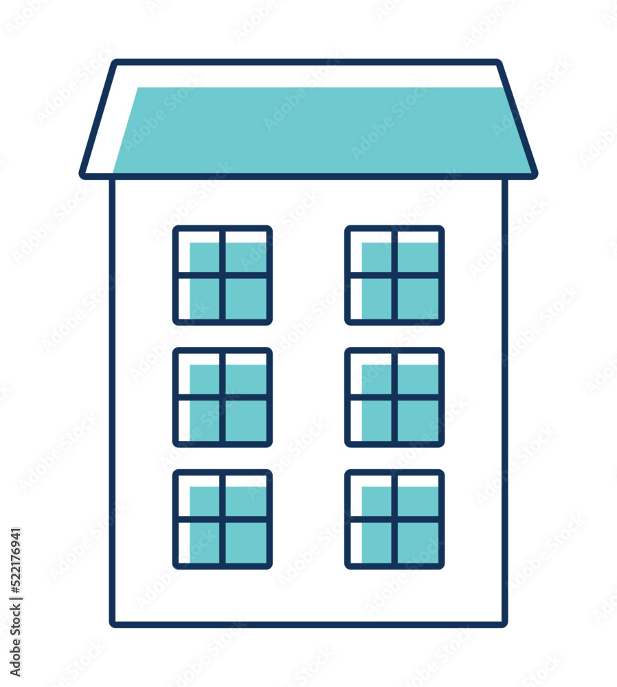 building with blue roof building with blue roof