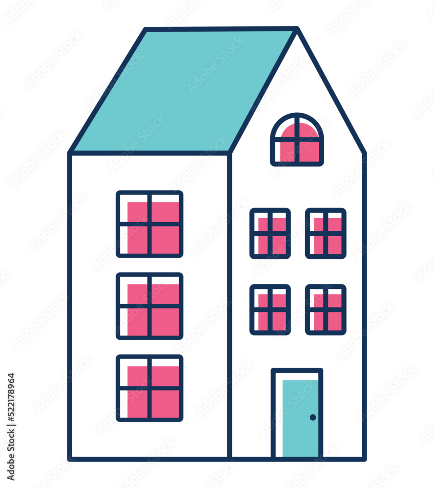 building house illustration building house illustration