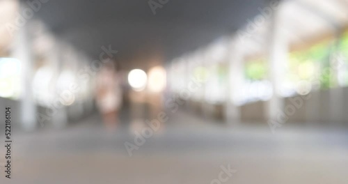 Wallpaper Mural Blurred background shopping mall light bokeh business event in retail store. Blurry abstract background of store grocery. Blur Convention hall center audience present display goods products on shelf. Torontodigital.ca