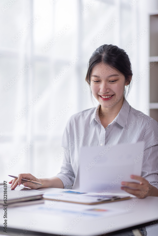 Business Documents, Auditor business Asian woman checking searching document legal prepare paperwork or report for analysis TAX accountant Documents data contract partner deal in the workplace office Business Documents, Auditor business Asian woman checking searching document legal prepare paperwork or report for analysis TAX accountant Documents data contract partner deal in the workplace office