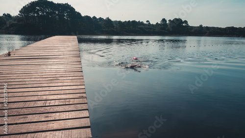 canoe on lake