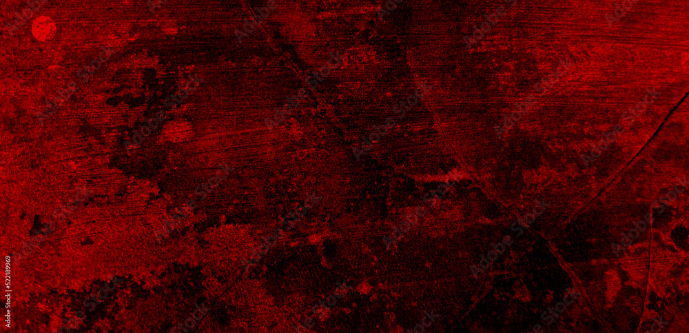 Charismatic Abstract Texture. Boundless Dark Red Color. Dark Red For Horror Background.
