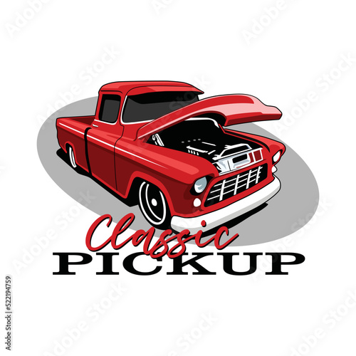 Classic car vector illustration
