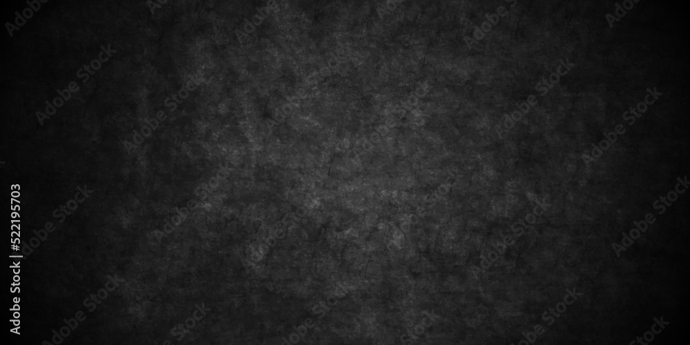 Black and white chalk Black stone concrete texture and backdrop background anthracite panorama. Panorama dark grey black slate background or texture.	
