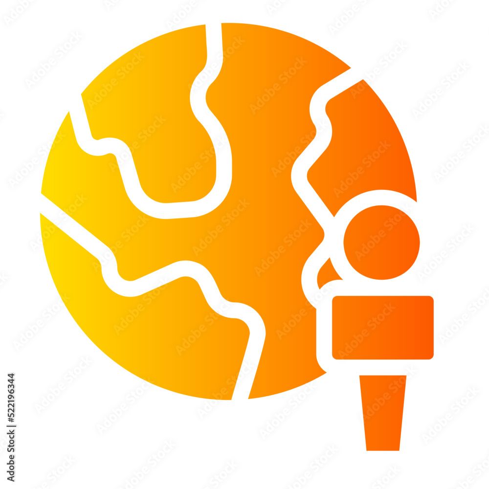 World news gradient icon World news gradient icon