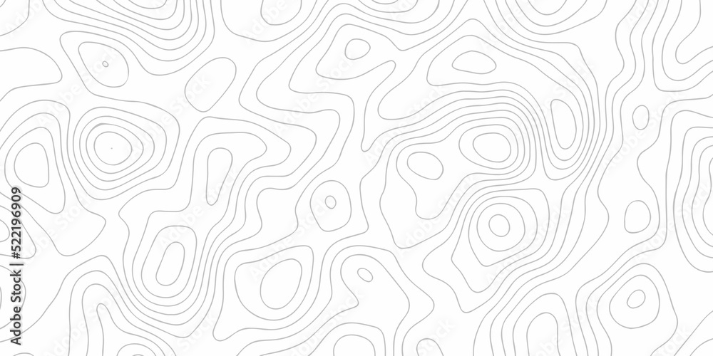 abstract White wave paper curved reliefs maunt map abstract background, Abstract topographic contours map background, Topography map background. Vector geographic contour map.