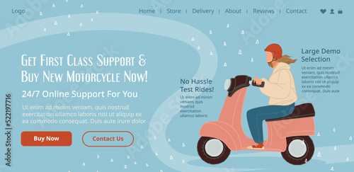 First class support, buy new motorcycle now web