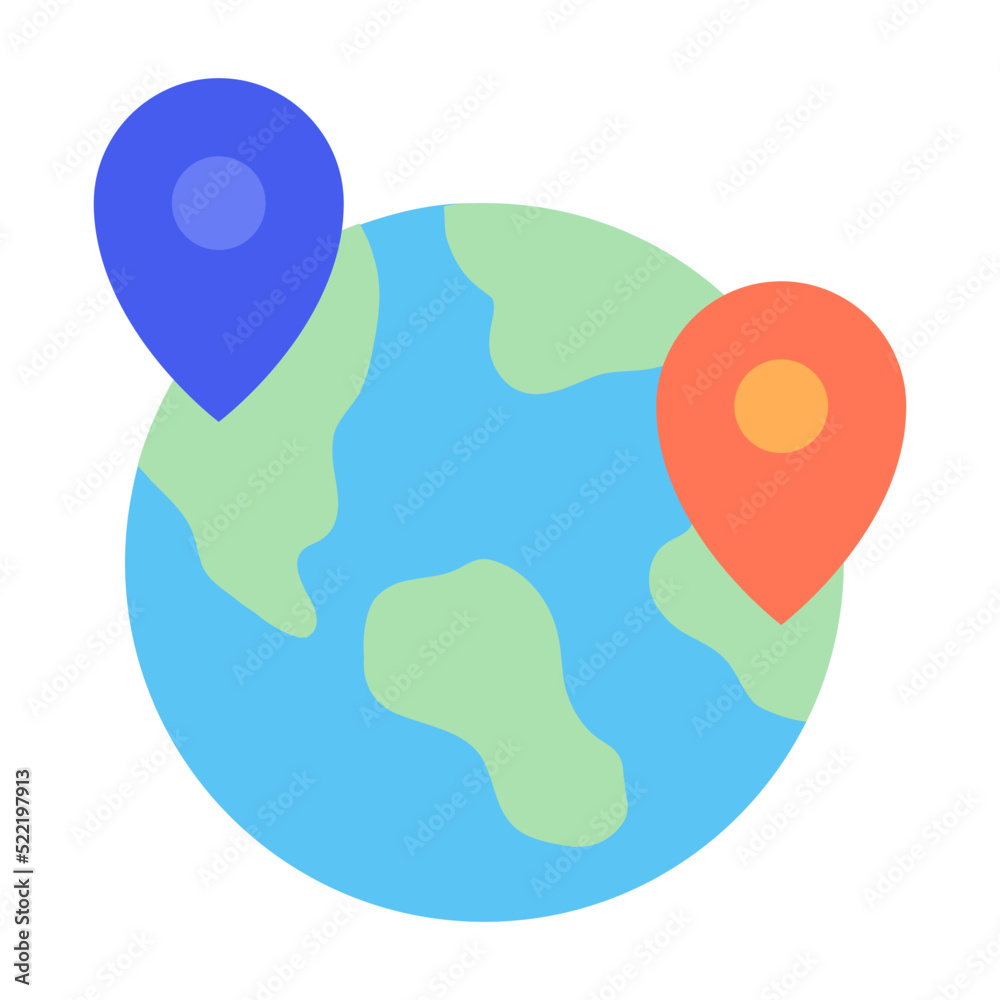 Location , Global Logistic flat icon. Location , Global Logistic flat icon.