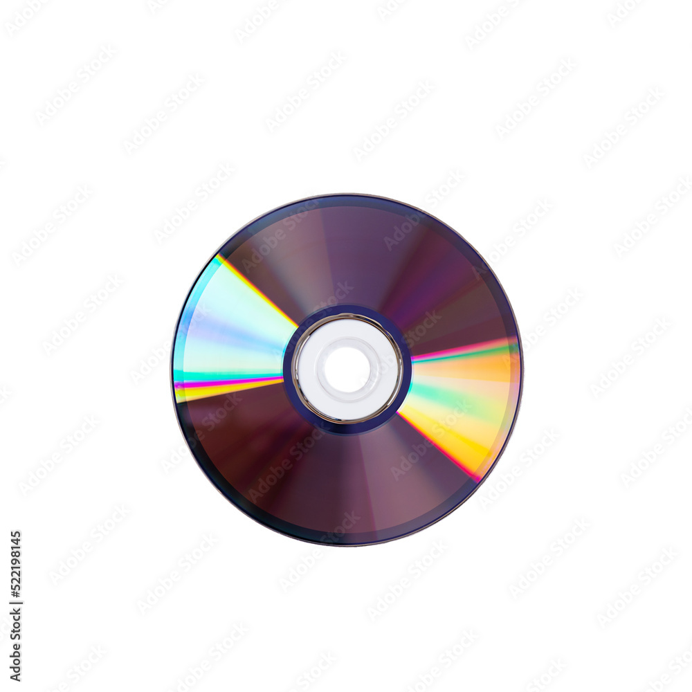 CD disk for computer isolated on white background. CD disk for computer isolated on white background.