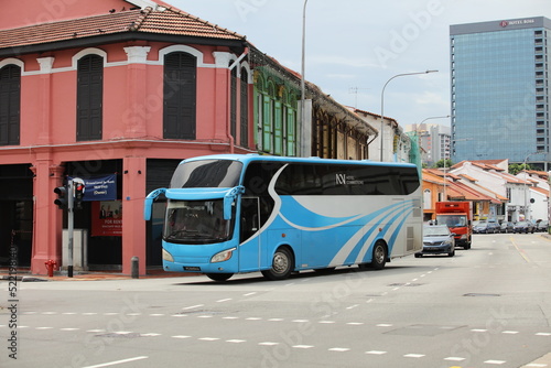 bus on the street