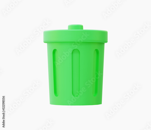 3d Realistic Recycling Icon vector illustration.