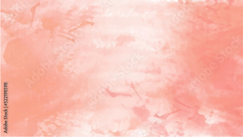 Pink watercolor background for your design, watercolor background concept, vector.