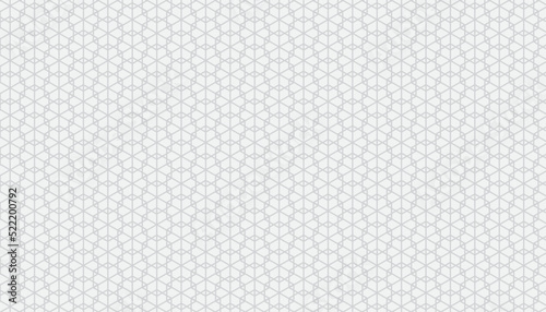Arabic pattern seamless background. Geometric Muslim ornament white backdrop.Vector illustration of Islamic texture.