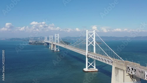 Seto Ohashi Bridge, JAPAN 瀬戸大橋（香川県から望む瀬戸内海）