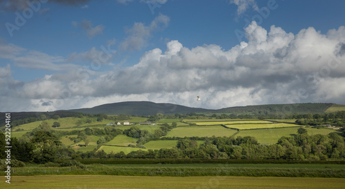 Anon tywi  hills  llangadog carmarthenshire  Wales  england  UK  united kingdom  panorama 
