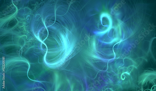 Abstract fractal art background which perhaps suggests smoke or underwater ripples.