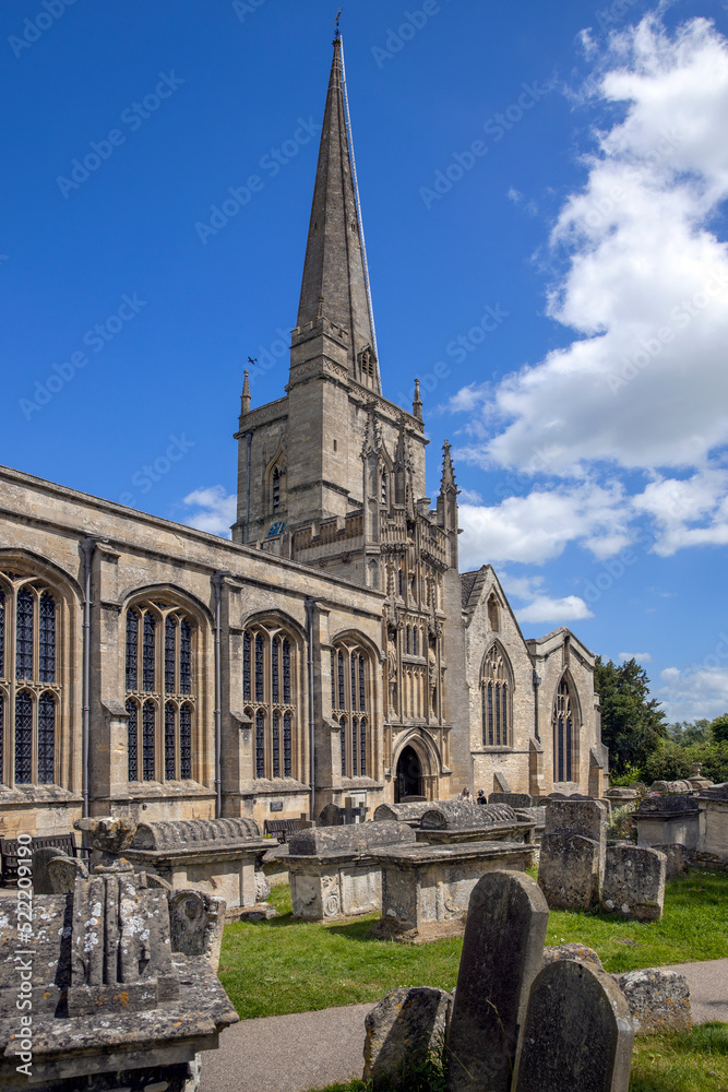 Burford, Cotswolds, Engeland,, Oxfordshire, UK, Great Brittain, st john the baptist, church, 