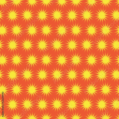 Abstract orange and yellow background with psychedelic pattern. Can be used for wallpaper, pattern fills, textile, web page background, surface textures.