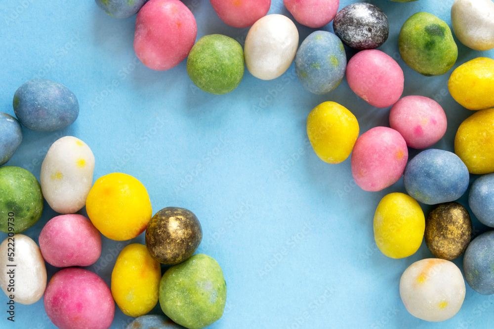 Colorful dragee candies Colorful dragee candies