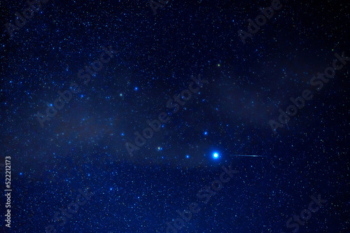 Stars on the background of a starry dark sky at night