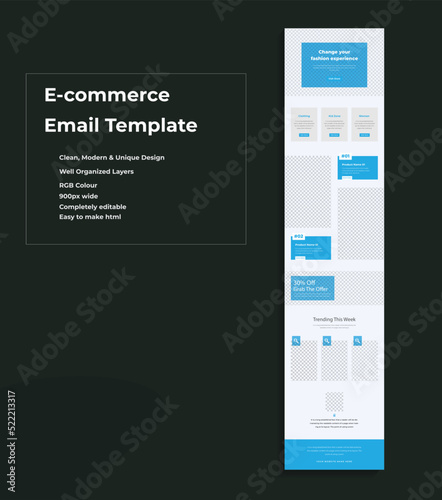 Multipurpose E-commerce Business Email marketing Newsletter Template