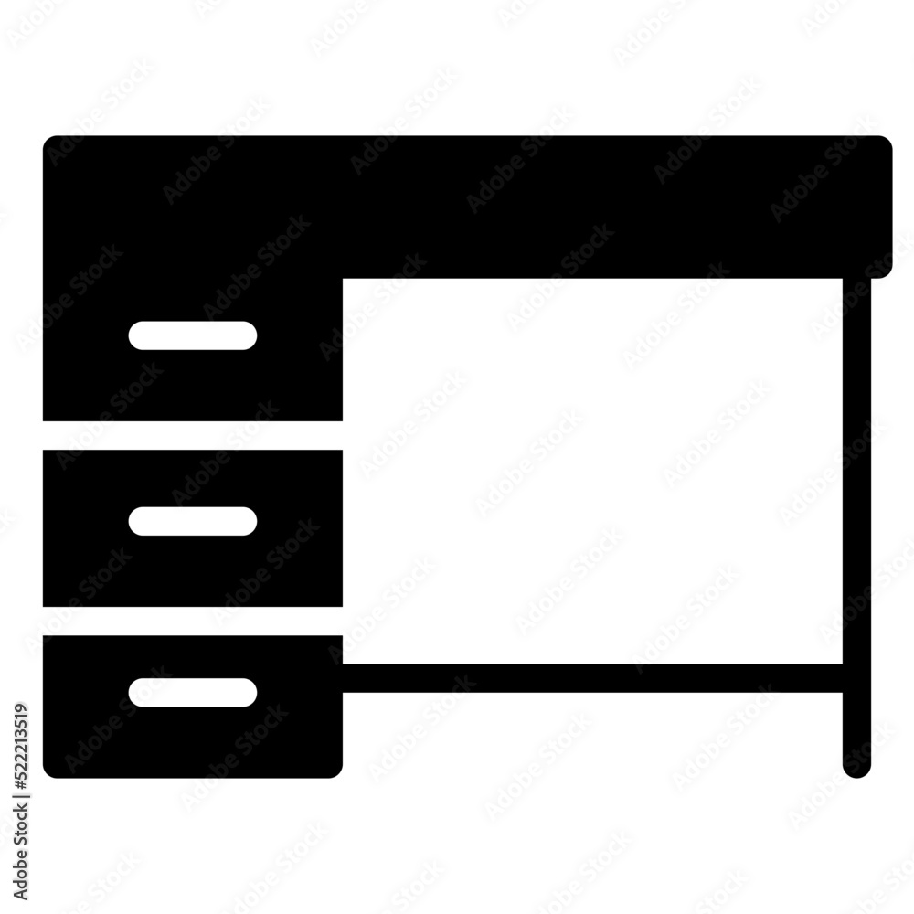 desk icon vector desk icon vector