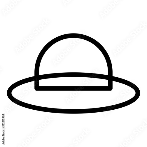 hat icon vector