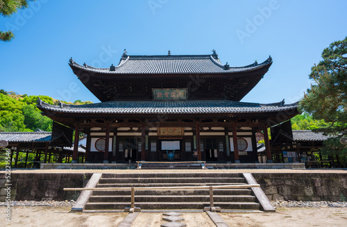 Plakat 京都 萬福寺の本堂 大雄寶殿（だいおうほうでん）