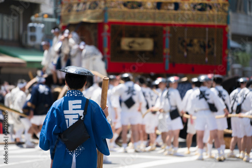 京都 祇園祭 長刀鉾の辻回し