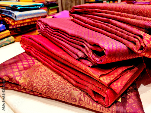 Beautiful indian saree , silk saree from south india.
