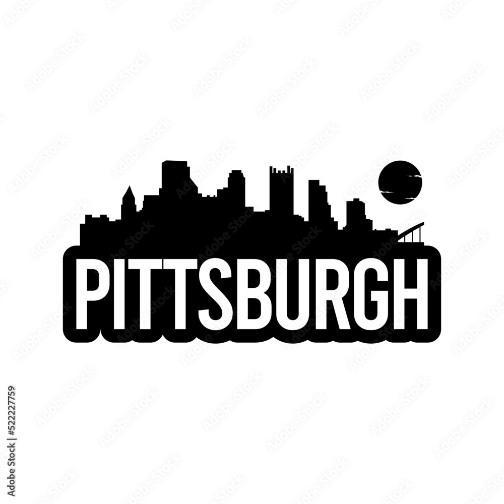 Pittsburgh Bold Skyline