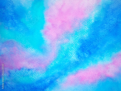Fotobehang pink blue cloud sky nature rainbow color abstract mind spiritual background wate
